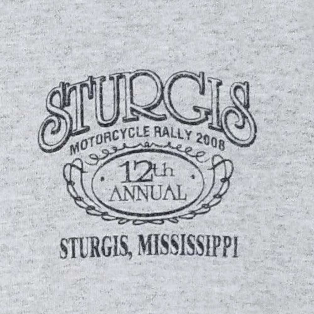 Gildan Sturgis MS Motorcycle Rally T Shirt Mens L… - image 3