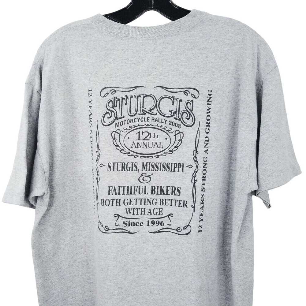 Gildan Sturgis MS Motorcycle Rally T Shirt Mens L… - image 6