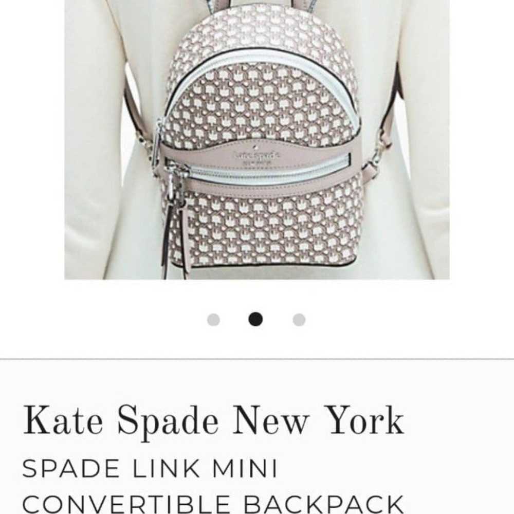 Kate Spade Link Mini Backpack Purse - image 2