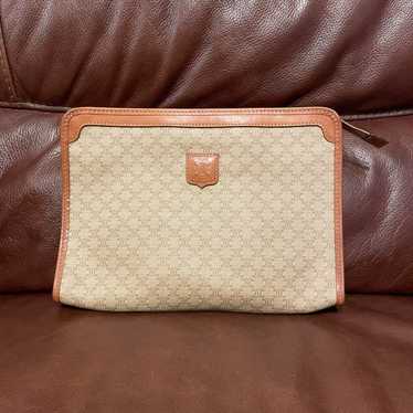 Céline Macadam Pattern Clutch Bag Second Bag