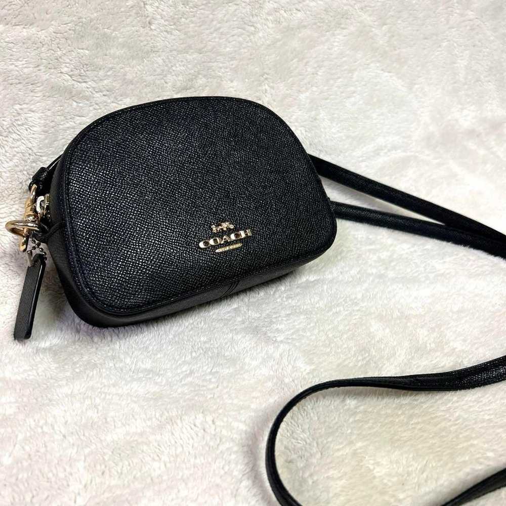 【Rare!】COACH Shoulder Bag Black - image 1