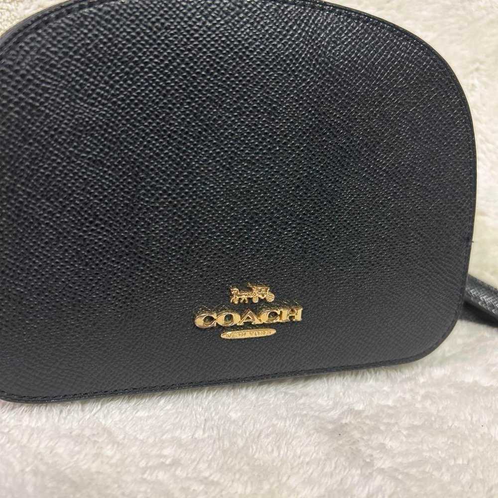 【Rare!】COACH Shoulder Bag Black - image 2