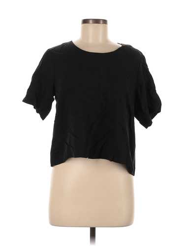 Crosby Women Black Short Sleeve Top M