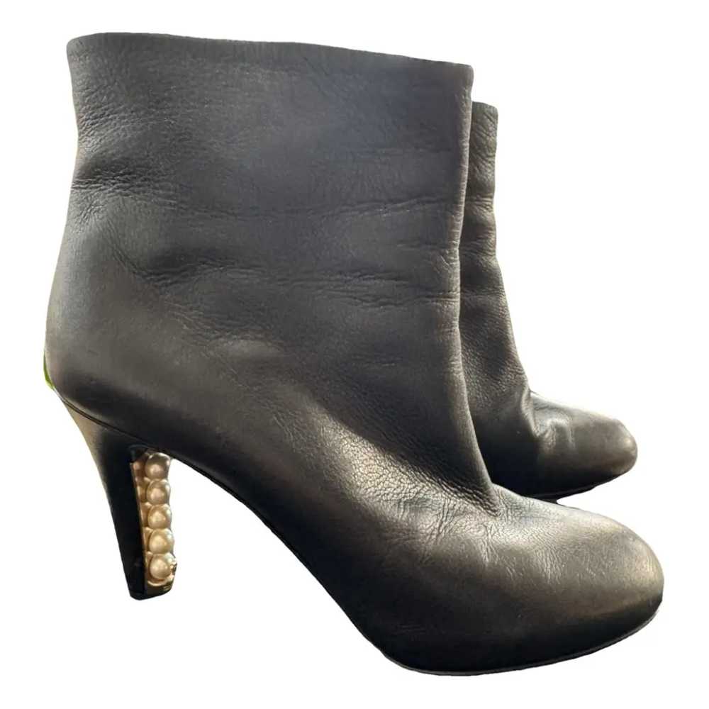 Chanel Leather boots - image 1