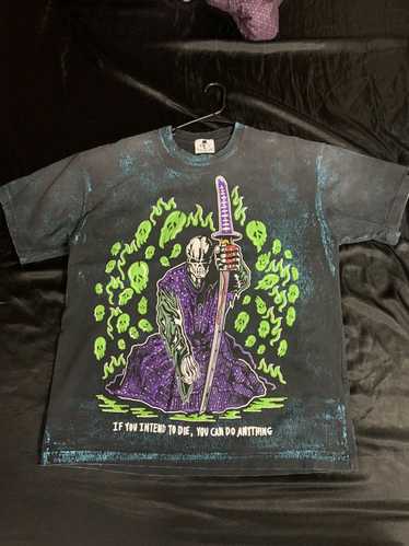 Warren Lotas RARE Warren lotas green skulls t shir