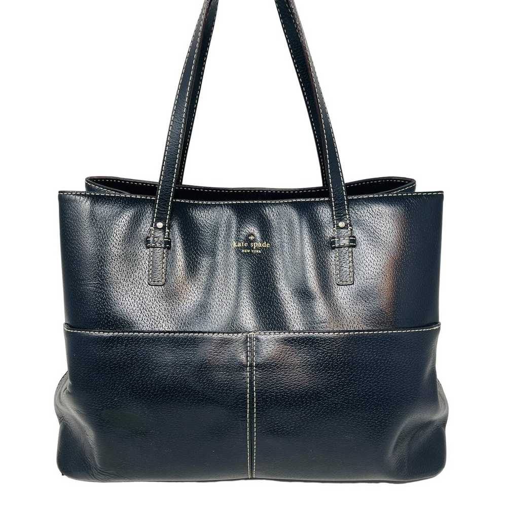 Kate Spade Large Smooth Finished Leather Tote Han… - image 1