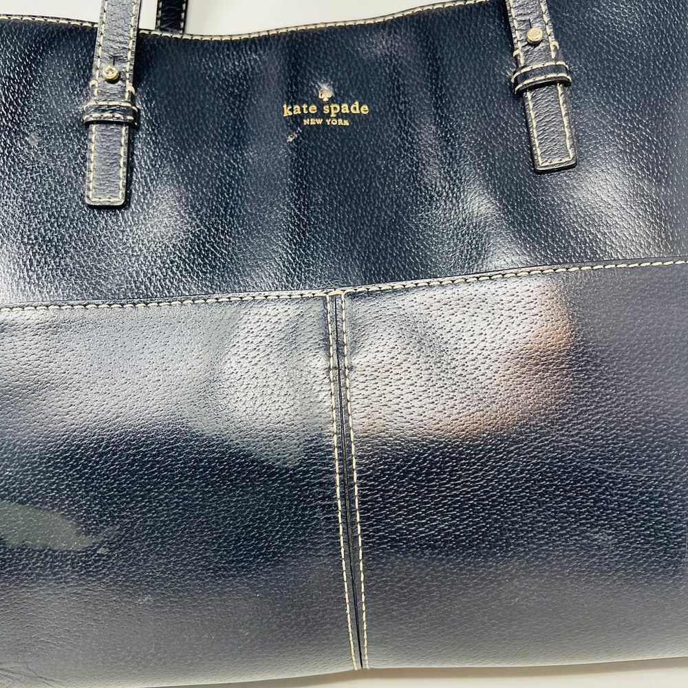 Kate Spade Large Smooth Finished Leather Tote Han… - image 3