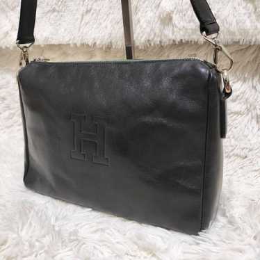 Hirofu handbag shoulder bag 2-way black in excell… - image 1