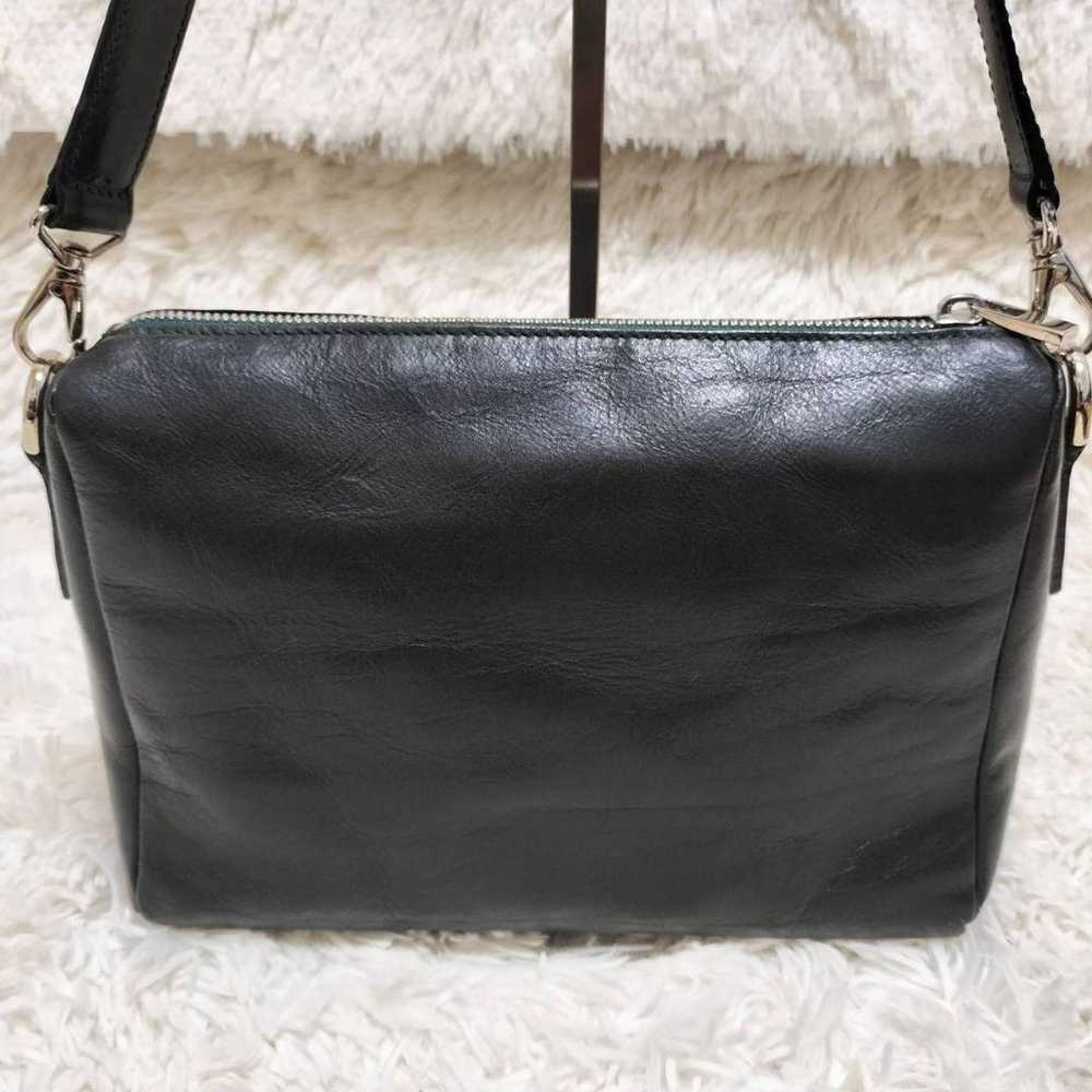 Hirofu handbag shoulder bag 2-way black in excell… - image 6