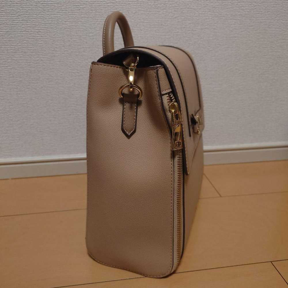 SAMANTHAVEGA's Ribbon Square Backpack in Beige - image 2