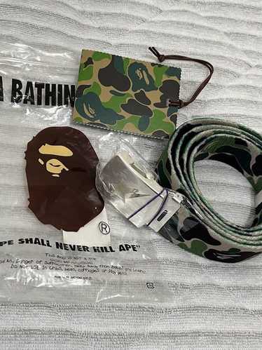 Bape BAPE ABC Camo Sta GI Belt Green - image 1