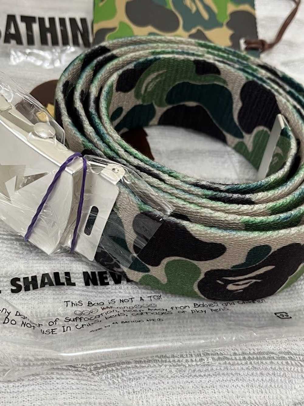 Bape BAPE ABC Camo Sta GI Belt Green - image 2