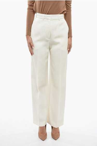 Casablanca o1mle1224 Wide Leg Trouser in White