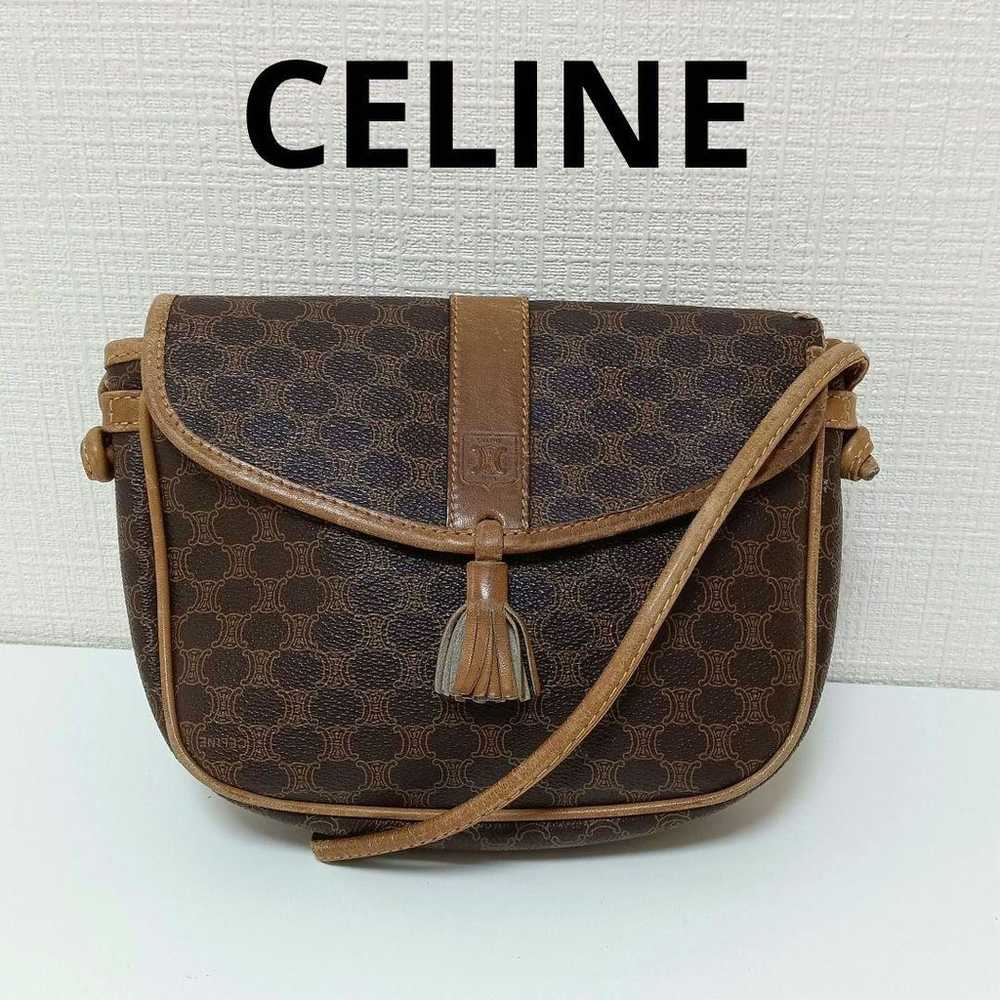 AJM11 Celine Macadam Shoulder Bag Triomphe - image 1