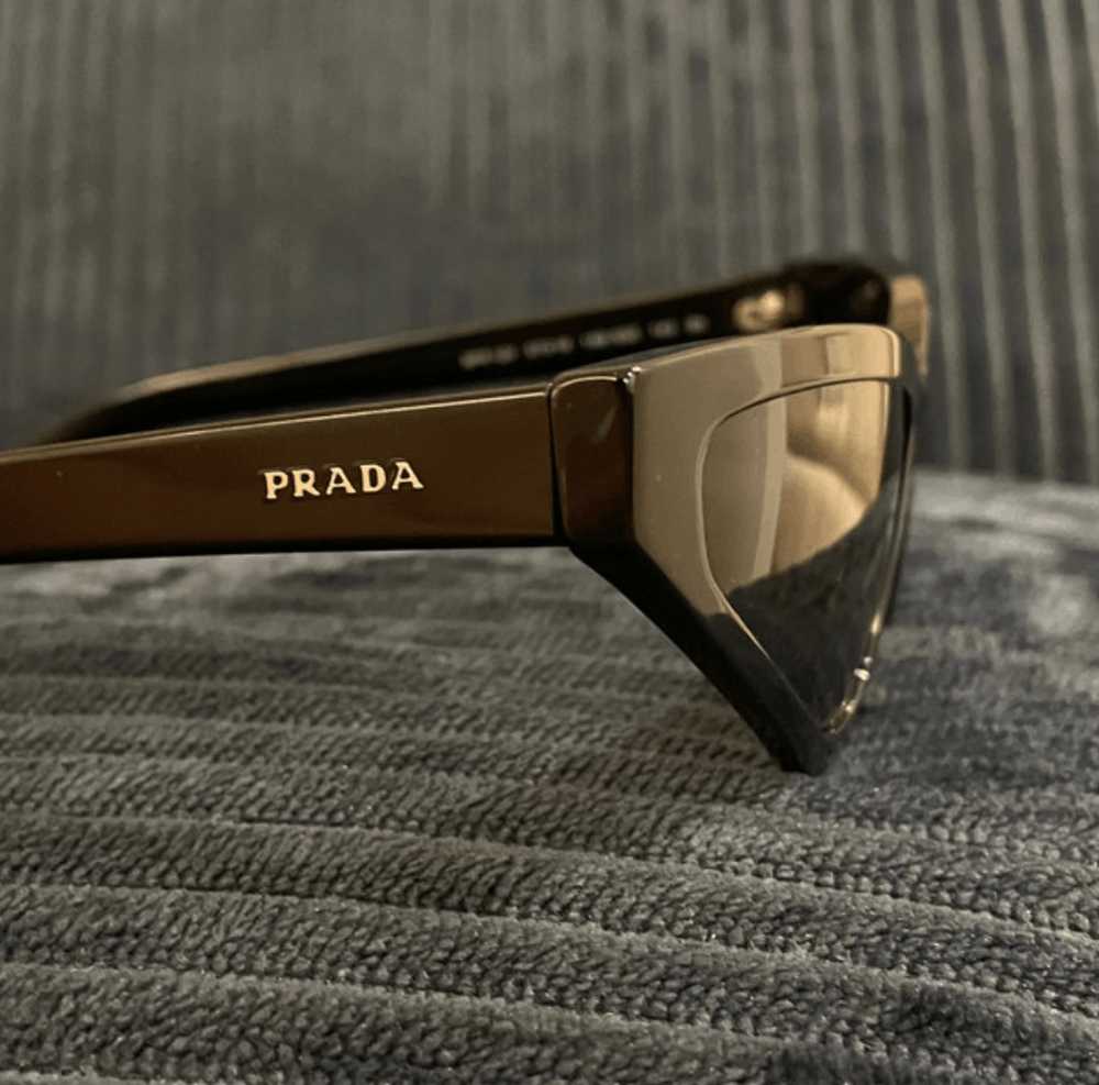 Prada × Vintage PRADA Sunglasses Cateye Wrap Shie… - image 2