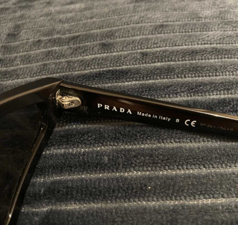 Prada × Vintage PRADA Sunglasses Cateye Wrap Shie… - image 5