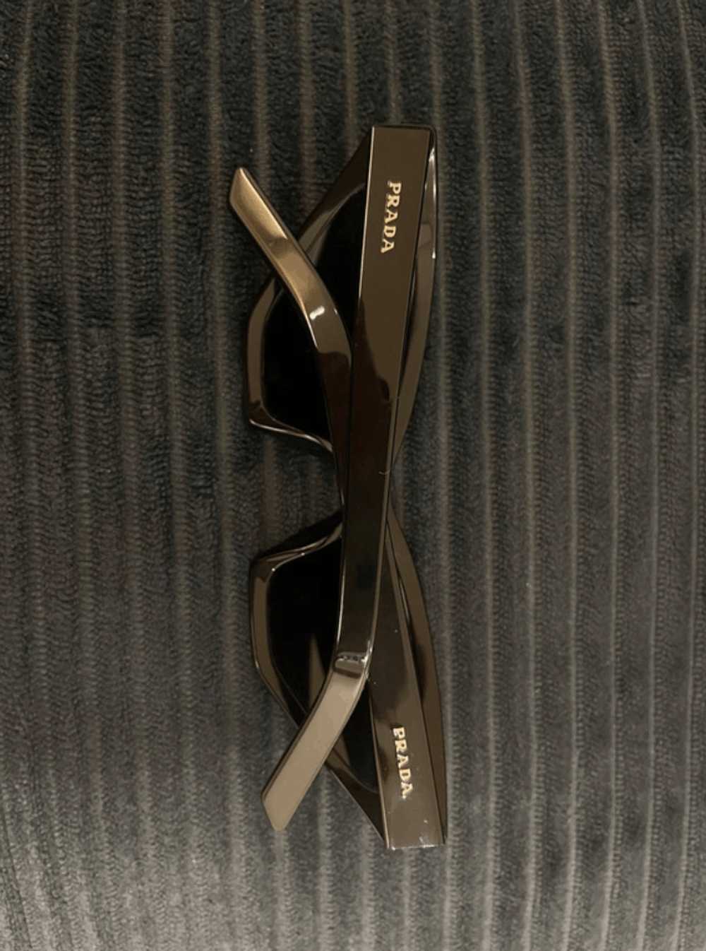 Prada × Vintage PRADA Sunglasses Cateye Wrap Shie… - image 6