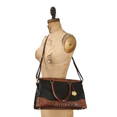 Brahmin Crandall Tuscan Doctors Bag Leather Satch… - image 1