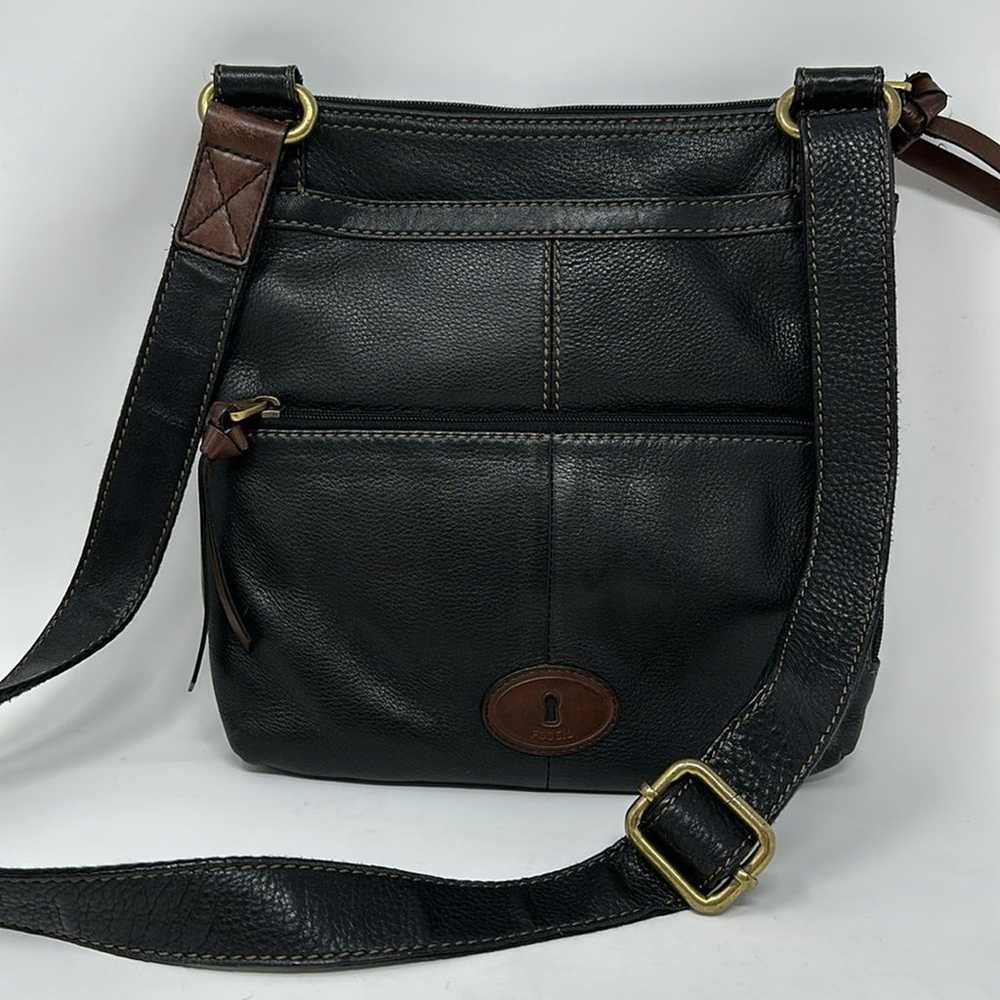 Fossil Morgan Traveler Leather Crossbody Bag - image 4