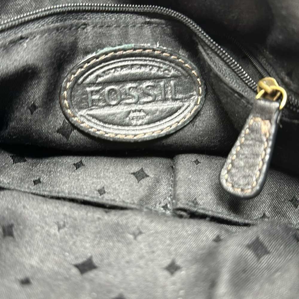 Fossil Morgan Traveler Leather Crossbody Bag - image 9