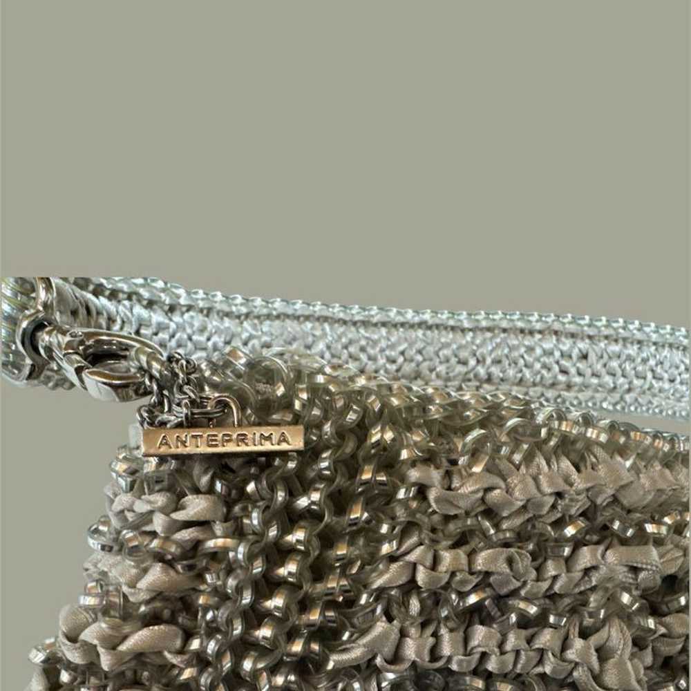 ANTEPRIMA Silver Beaded Party Bag - image 4