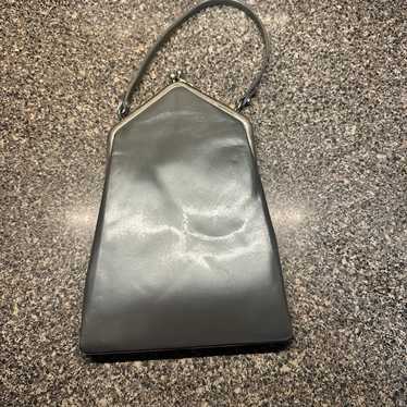 Stunning 1950’s Nicholas Reich Silver Leather Bag - image 1