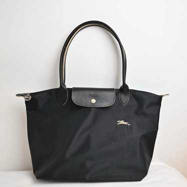 Black Longchamp Medium Canvas Bag - image 1