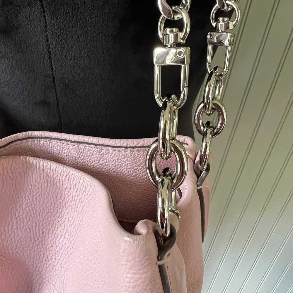 Coach Madison Rose Pink Chain Handles Shoulder Bag - image 11