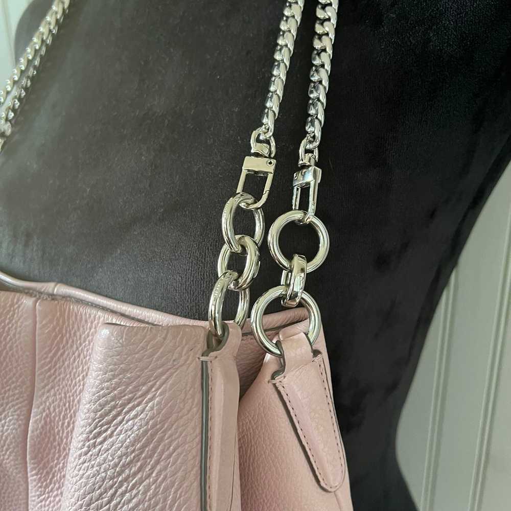 Coach Madison Rose Pink Chain Handles Shoulder Bag - image 3