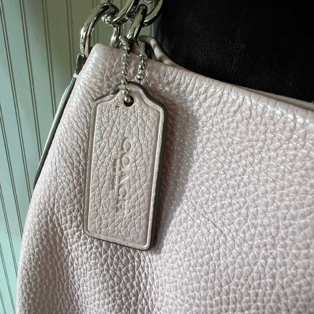 Coach Madison Rose Pink Chain Handles Shoulder Bag - image 4