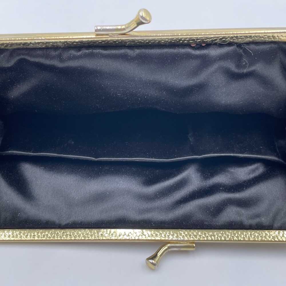 Vintage Avon Champagne Mood Clutch Purse & Gold S… - image 4