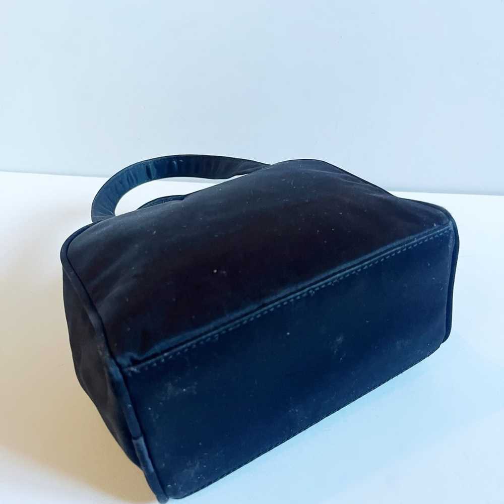 Vintage Kate Spade Sam Black Nylon Mini Handbag s… - image 5