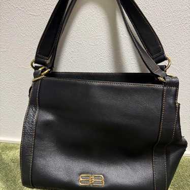 BALENCIAGA Handbag Black Leather