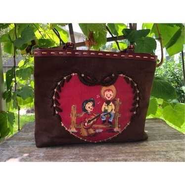 Vintage Beaded Western- Cowgirl Tote Bag - image 1