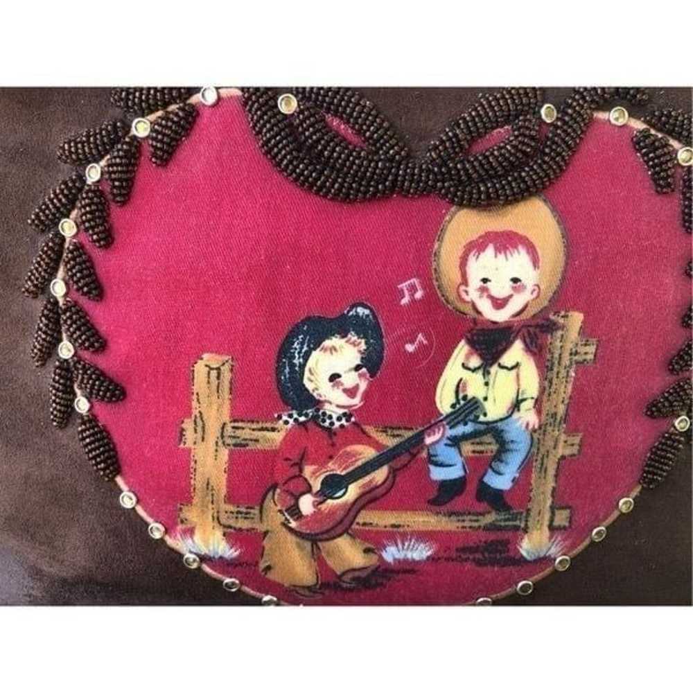 Vintage Beaded Western- Cowgirl Tote Bag - image 3