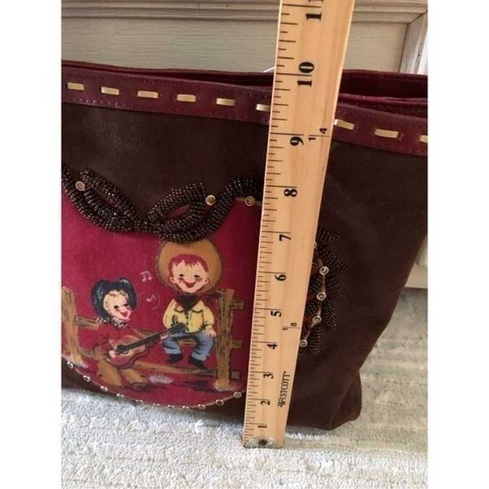 Vintage Beaded Western- Cowgirl Tote Bag - image 8