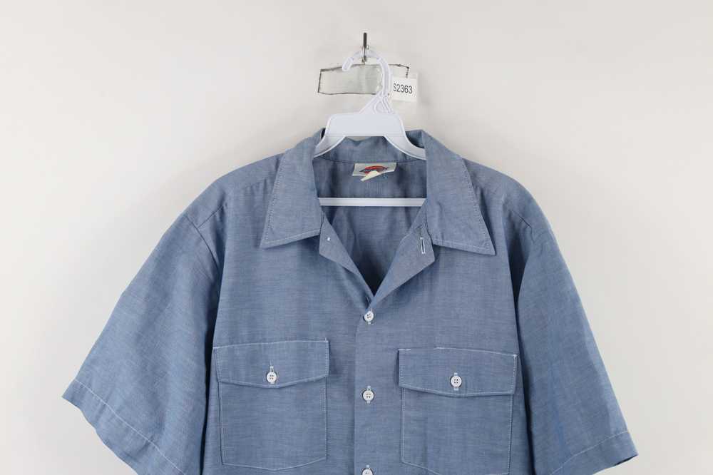 Dickies × Vintage Vintage 90s Dickies Chambray Wo… - image 2