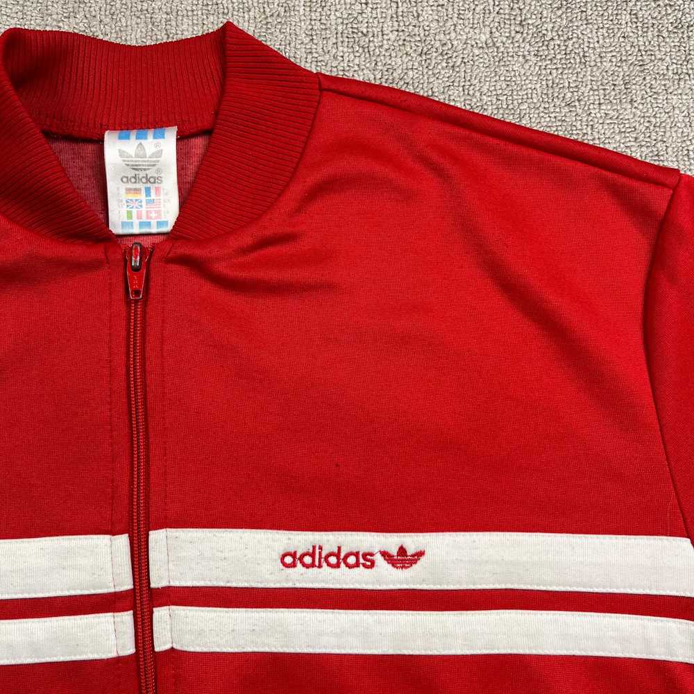 Adidas Originals Tracksuit Jacket Track Top 80s S… - image 2