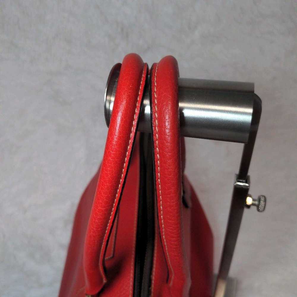 J&M DAVIDSON 2WAY Tote Bag Shoulder Boston Red - image 12