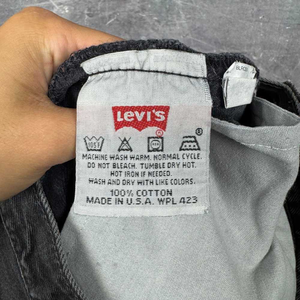 Levi's × Streetwear × Vintage 90s Faded Black Lev… - image 9