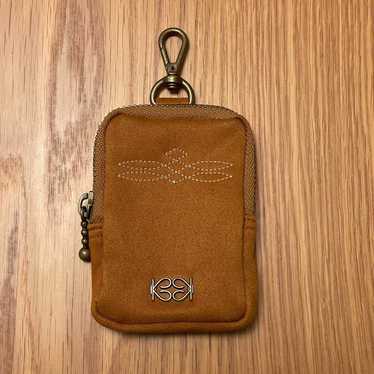 "Kijun" Suede Mini Bag Key Charm - image 1