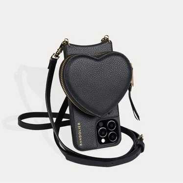 BANDOLIER Willa Black Heart Crossbody Phone Case I