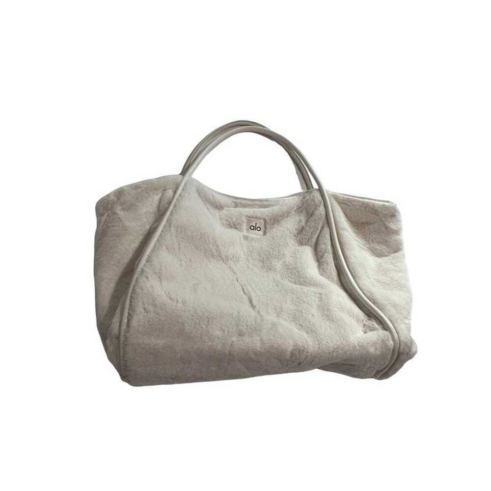 ALO Yoga Faux Fur Tote Bag in Ivory - image 2