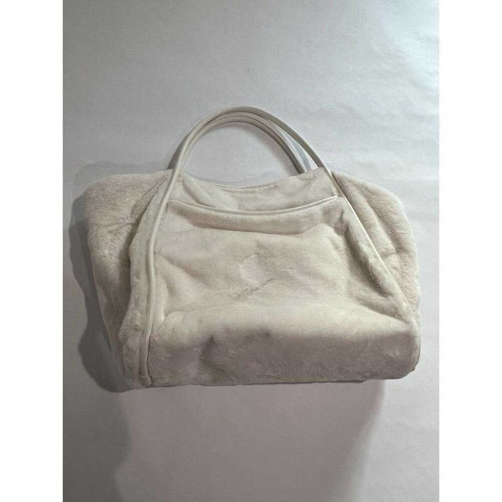 ALO Yoga Faux Fur Tote Bag in Ivory - image 3