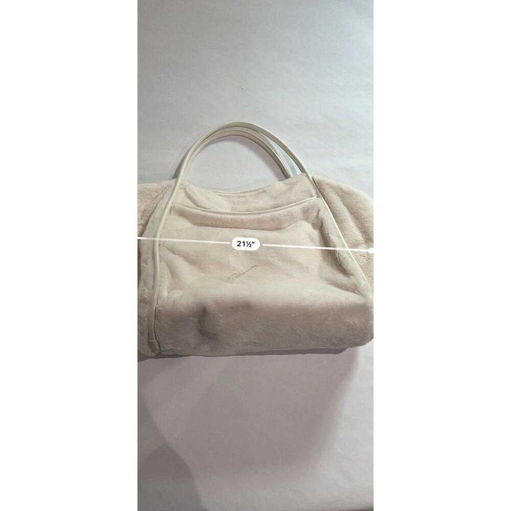 ALO Yoga Faux Fur Tote Bag in Ivory - image 6