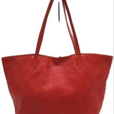 LOEWE Nappa Leather Tote Bag Red