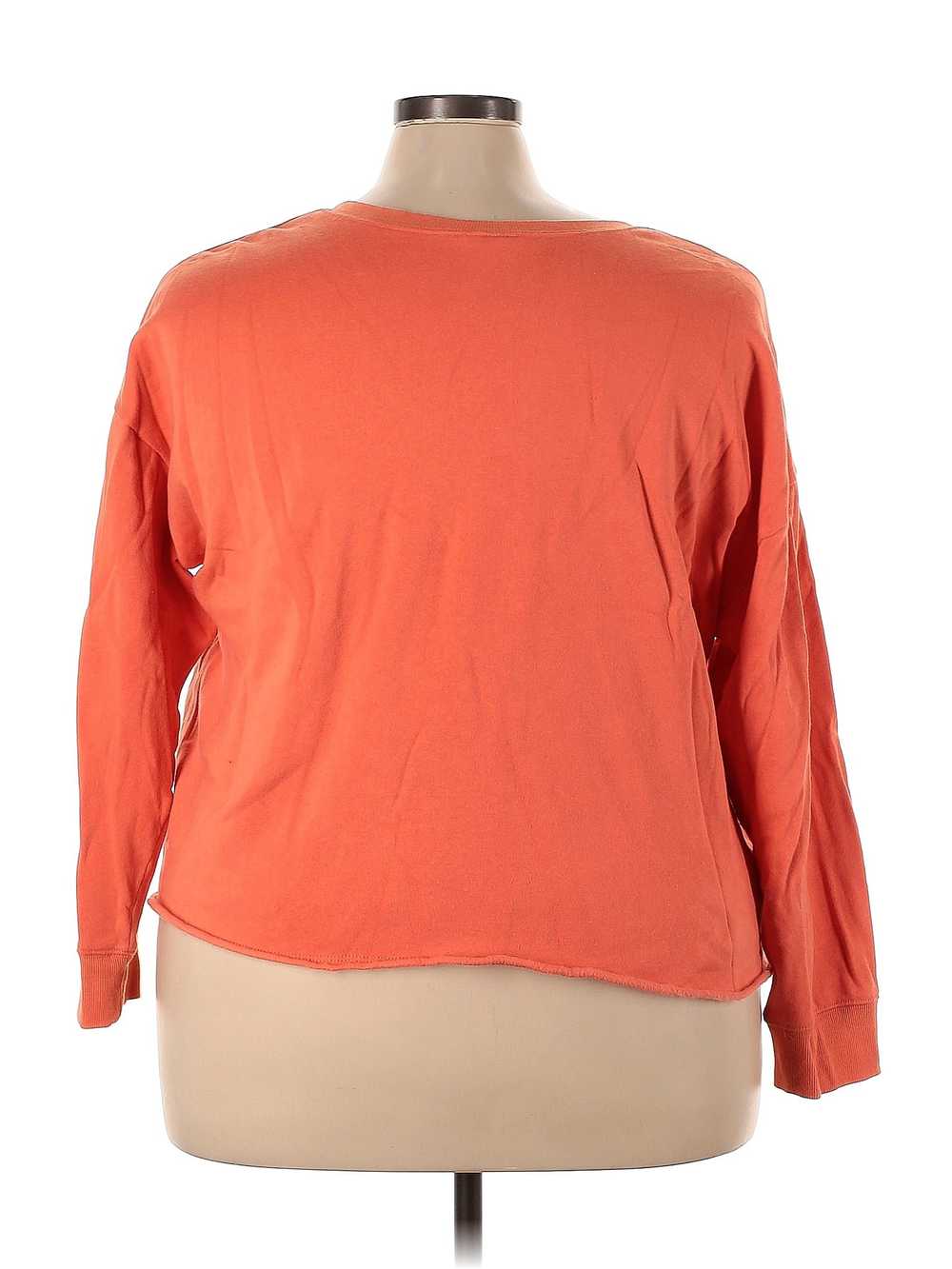 Torrid Women Orange Long Sleeve T-Shirt 3X Plus - image 2