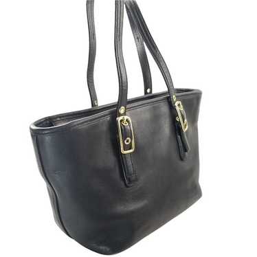 Vintage Coach Black Leather Legacy West Mini Mark… - image 1