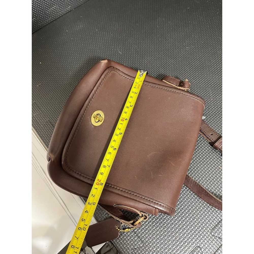 Coach vintage brown leather companion legacy mess… - image 10