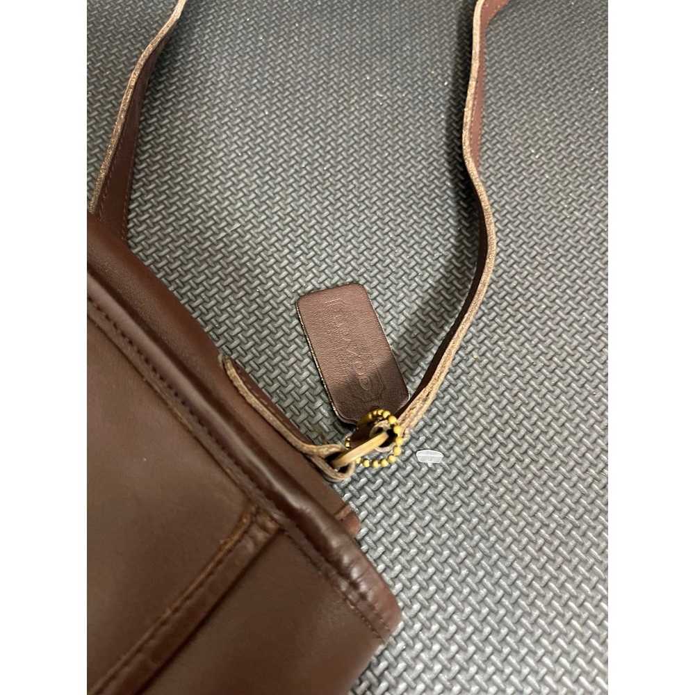 Coach vintage brown leather companion legacy mess… - image 6